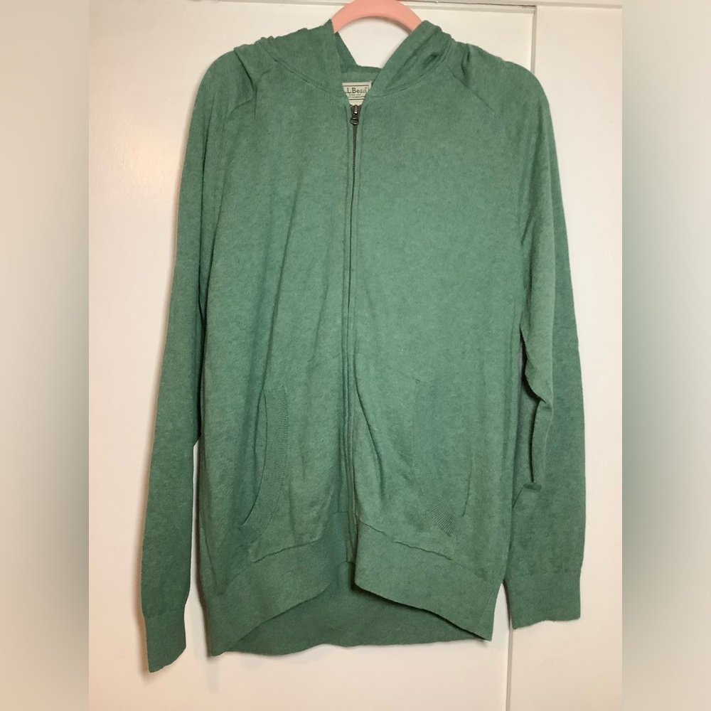 L.L. Bean Relaxed Cotton and Cashmere Sweater